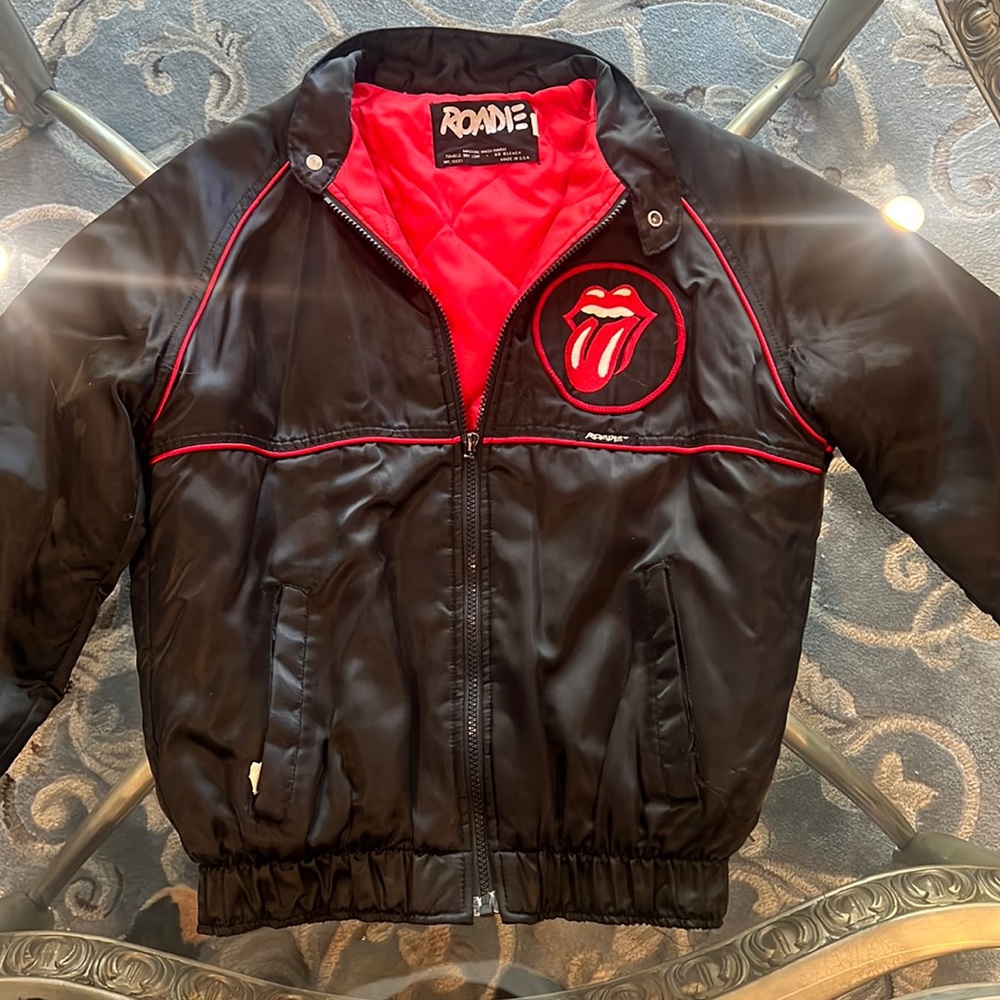 Vintage roadie satin Rolling Stones jacket